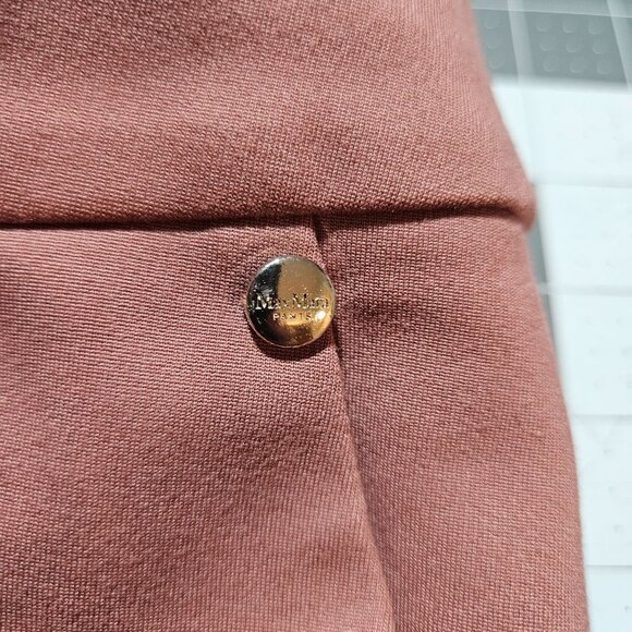 Max Mara Women's Slim Fit Mauve Trousers Quiet Luxury Business Court Core sz 8 - Picture 6 of 16